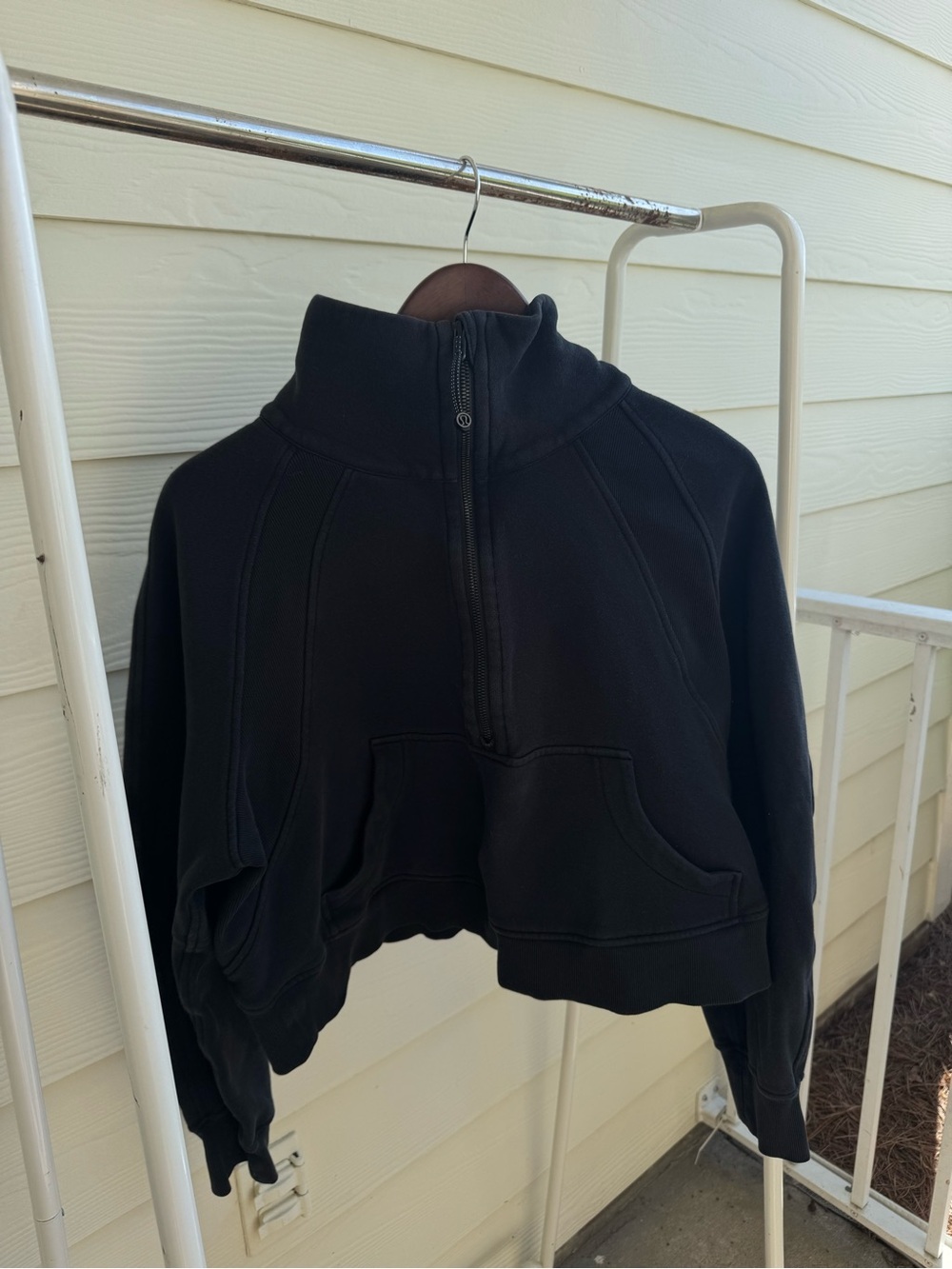 Black Lulu Lemon Scuba Jacket - Picture 3 of 5